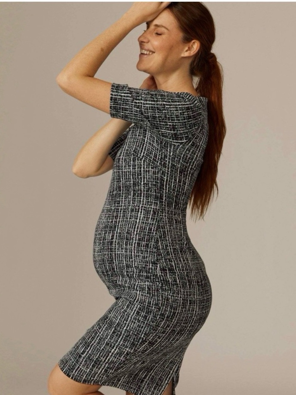 A Pea in the Pod Black & white dress Medium